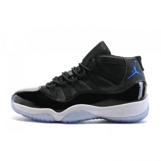 Air Jordan 11 Retro "Space Jam" Black/Dark Concord-White 378037- - Click Image to Close