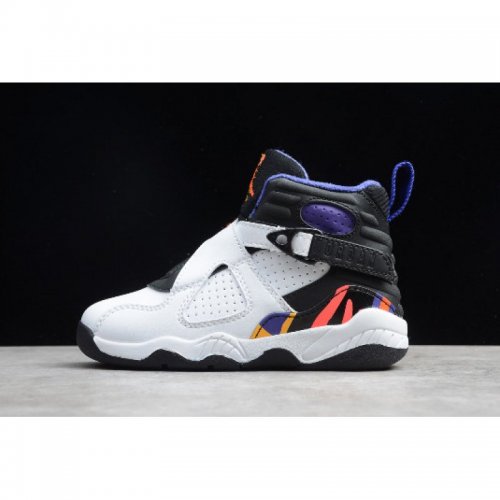 2019 Air Jordan 8 Retro "Three Peat" Kids' Sizing 305369-142