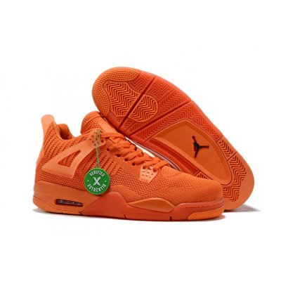 2019 New Air Jordan 4 Flyknit "Total Orange" AQ3559-800