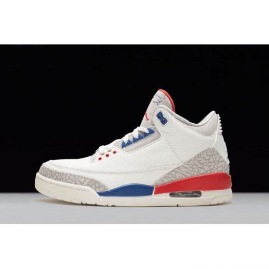 2018 Air Jordan 3 "International Flight" Sail/Sport Royal-Light - Click Image to Close