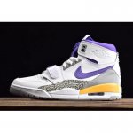 Air Jordan Legacy 312 "Lakers" White/Field Purple-Amarillo AV392