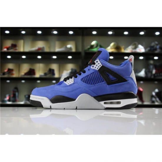 Cheap Eminem x Air Jordan 4 "Encore" Blue/Black-Grey/Red 314254- - Click Image to Close