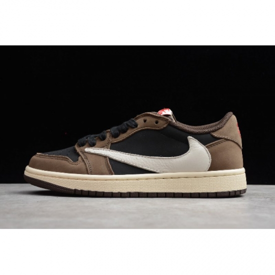 2019 Travis Scott x Nike Air Jordan 1 Low OG SP "Dark Mocha" Bla - Click Image to Close