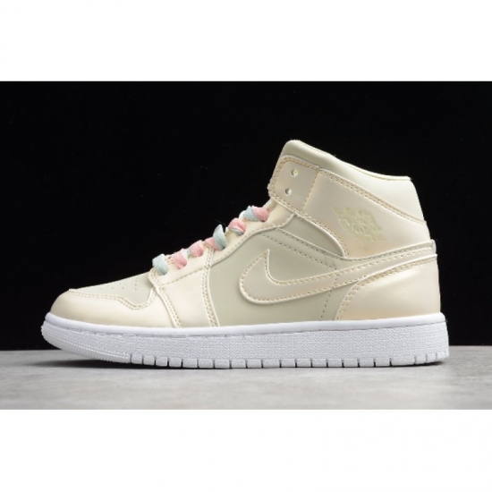 2020 Air Jordan 1 Mid SE "Lemon Yellow" CK6587-200 - Click Image to Close