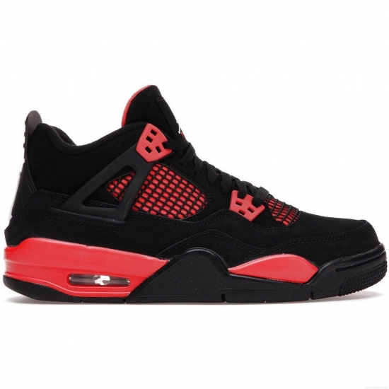 Jordan 4 Retro Red Thunder (GS) - Click Image to Close