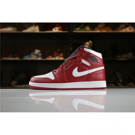 Air Jordan 1 Mid "Chicago" Gym Red/White 554724-605 Men's and Wo - Click Image to Close