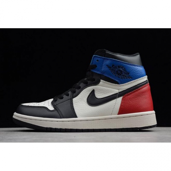 Air Jordan 1 Retro High OG Black/White-Campus Red 555088-703 - Click Image to Close
