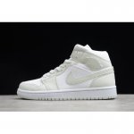 2020 Air Jordan 1 Mid White/Spruce Aura CZ3572-104