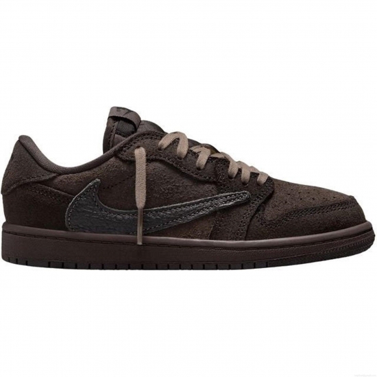 Jordan 1 Retro Low OG SP Travis Scott Velvet Brown (PS) - Click Image to Close