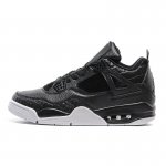Air Jordan 4 Premium Pinnacle "Black Pony Hair" Black/Anthracite
