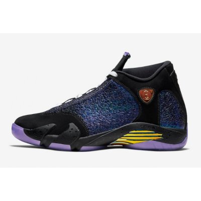 2020 Air Jordan 14 "Doernbecher" Black/Court Purple-Multi-Color-