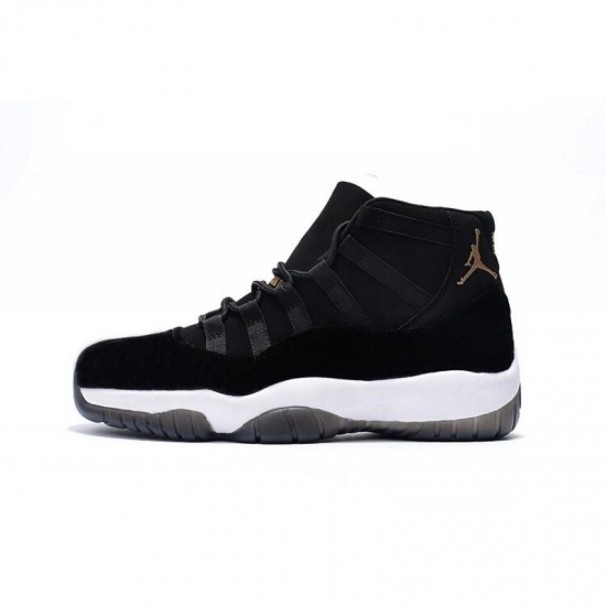 2018 Men's Air Jordan 11 "Black Velvet" Basketball Shoes For Sal - Click Image to Close