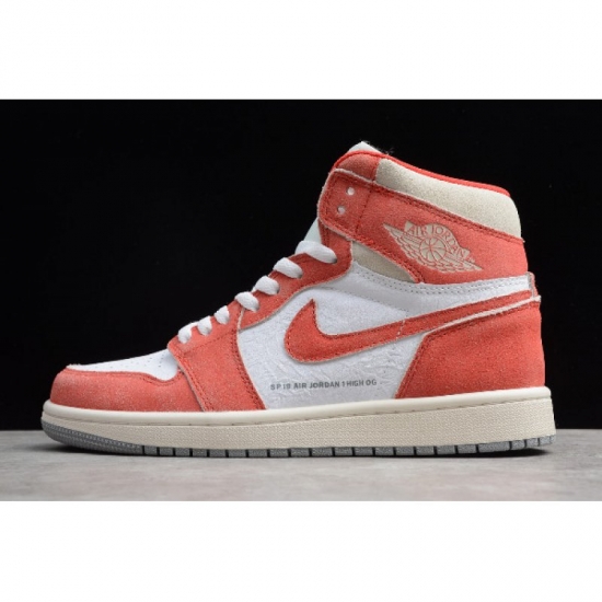 2019 Air Jordan 1 Retro High OG White/Red 555088-116 - Click Image to Close