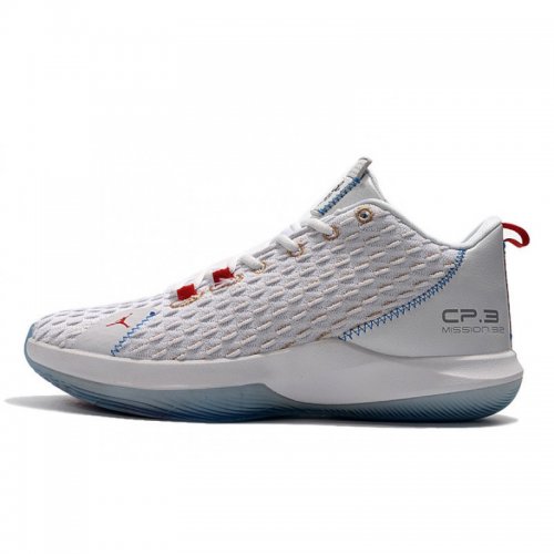 2019 Jordan CP3.XII "NBA Kicks of the Night" White Red For Sale