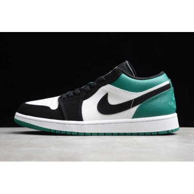 2019 Wmns Air Jordan 1 Low "Mystic Green" White/Black-Mystic Gre