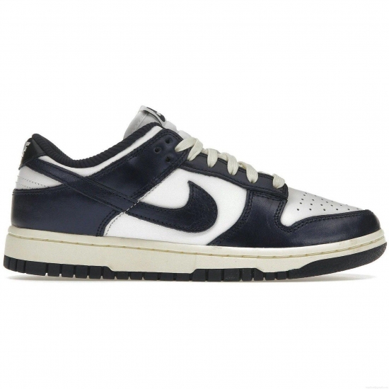 Nike Dunk Low PRM Vintage Navy (Women's) - Click Image to Close