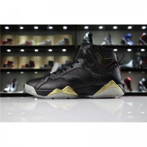 Cheap Mens Air Jordan 7 "Doernbecher" Black Gold For Sale