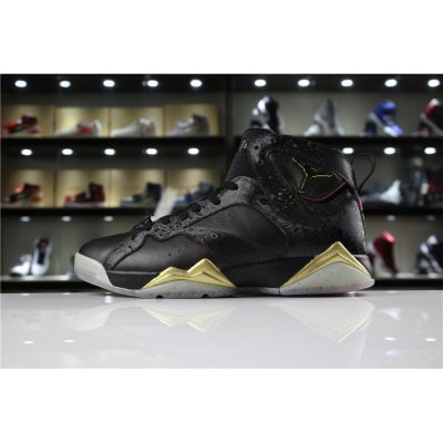 Cheap Mens Air Jordan 7 "Doernbecher" Black Gold For Sale