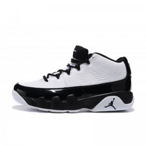 New Air Jordan 9 Retro Low White/Black Men's Basketball Shoes Fr