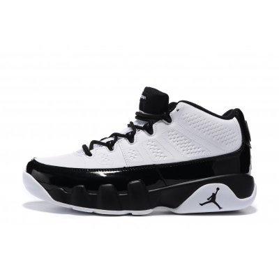 New Air Jordan 9 Retro Low White/Black Men's Basketball Shoes Fr