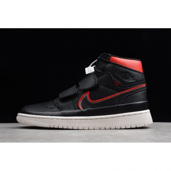 Air Jordan 1 High Double Strap Black/Sail/Gym Red AQ7924-016 - Click Image to Close