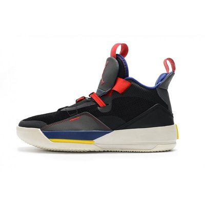 Air Jordan 33 XXXIII "Tech Pack" Black/Black-Dark Smoke Grey-Sai