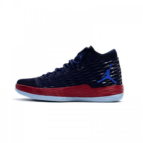 Carmelo Anthony's Jordan Melo M13 "Knicks" Midnight Navy/Gym Red