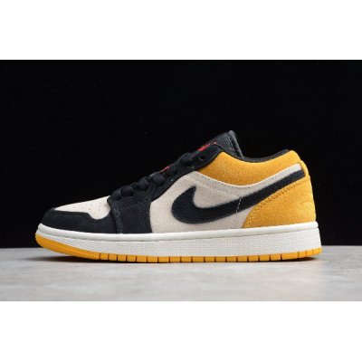 2020 Air Jordan 1 Low Sail University Gold Black 553558-127