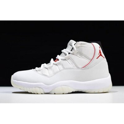 Air Jordan 11 Platinum Tint/Sail-University Red 378037-016