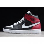 2020 Mens and WMNS Air Jordan 1 Mid Black Noble Red BQ6472-016