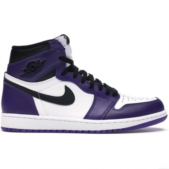 Jordan 1 Retro High Court Purple White - Click Image to Close