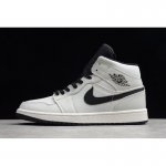 Air Jordan 1 Mid SE "Canvas" Light Bone/Cone-Black-Sail 852542-0