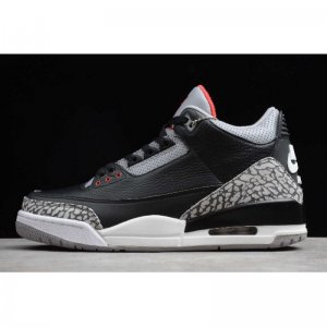 2019 New Air Jordan 3 Retro Black Cement 854262-001