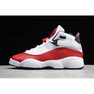 2019 Air Jordan 6 Rings White/Black-University Red 322992-120