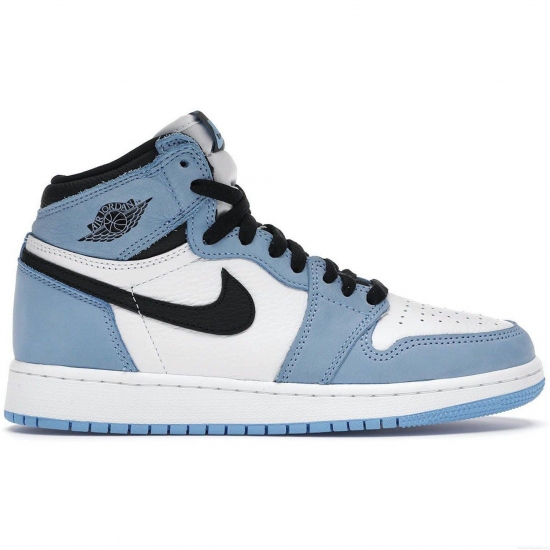 Jordan 1 Retro High OG University Blue (GS) - Click Image to Close