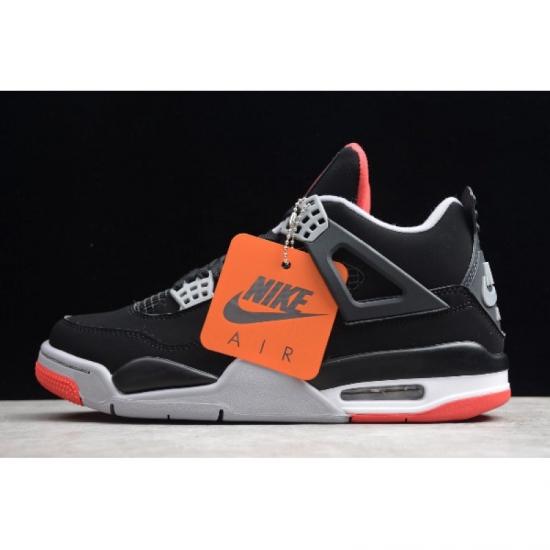 2019 Air Jordan 4 Retro OG "Bred" Black/Cement Grey-Summit White - Click Image to Close