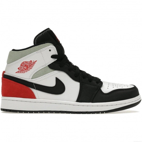 Jordan 1 Mid SE Union Black Toe - Click Image to Close