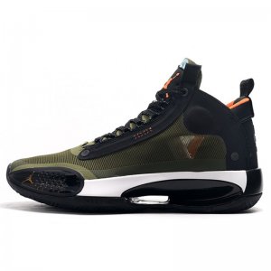 2019 Air Jordan 34 XXXIV Olive/Black-Orange-White For Sale