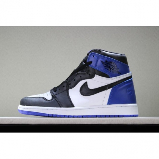 Fragment Design x Air Jordan 1 Retro High OG White/Sport Royal-B - Click Image to Close