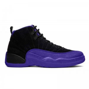 2020 Air Jordan 12 "Dark Concord" Black/Black-Dark Concord CT801