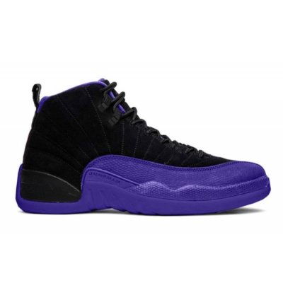2020 Air Jordan 12 "Dark Concord" Black/Black-Dark Concord CT801