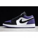 2019 Air Jordan 1 Low "Court Purple" 553558-125 Free Shipping