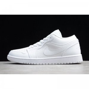 2020 Air Jordan 1 Low "Triple White" 553558-130