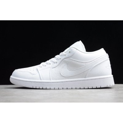 2020 Air Jordan 1 Low "Triple White" 553558-130