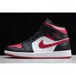 2019 Air Jordan 1 Mid Bred Toe 554724-066 For Sale
