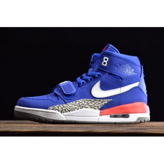 Air Jordan Legacy 312 "Pistons" Bright Blue/White-University Red - Click Image to Close