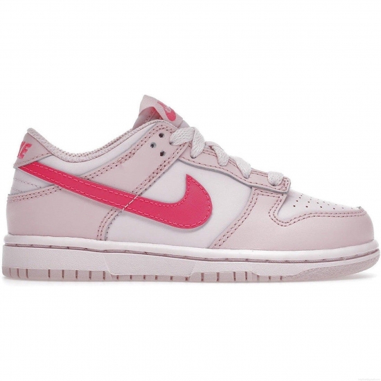 Nike Dunk Low Triple Pink (PS) - Click Image to Close