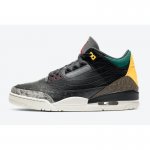 2020 Air Jordan 3 SE "Animal Instinct 2.0" Black/White-Gorge Gre