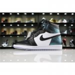 Men's Air Jordan 1 High OG "All-Star" Black/Metallic Silver-Whit