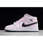 2018 Air Jordan 1 Mid GS "Pink Foam" 555112-601